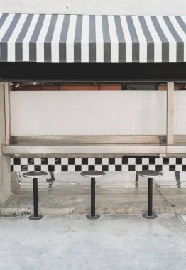 boş sandalye ile Cafe Restoran ve kafe bar