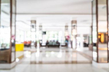 Soyut bulanıklık ve ufuk otel iç arka plan - Vintage filtre için lobide