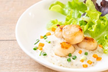 Sebzeli ızgara tarak shell