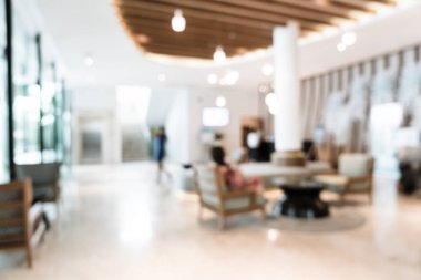 Soyut bulanıklık ve otel lobisinde için arka plan bulanıklık