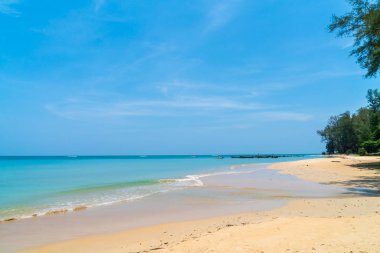 Güzel tropikal plaj ve deniz paradise Island - tatil tatil kavramı