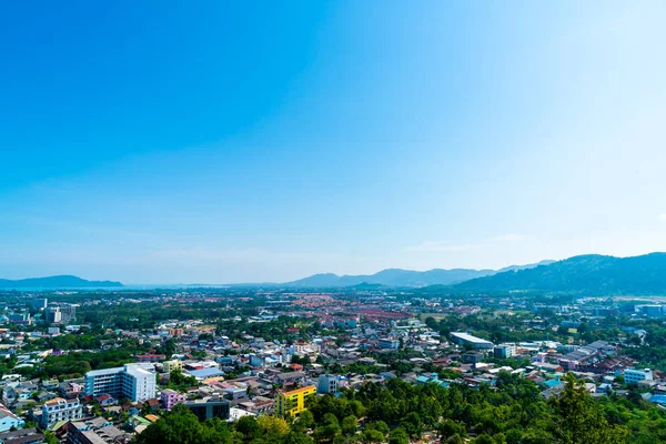 Hill Phuket Tayland Phuket Şehir Manzarası Çaldı — Stok fotoğraf