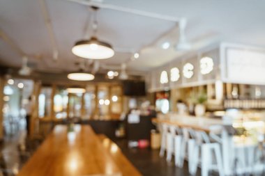 Soyut bulanıklık ve Cafe restaurant için arka plan - vintage filtre defocused