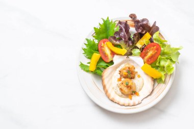 Sebzeli ızgara tarak shell