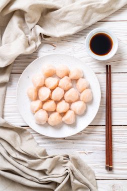 Çin karides pişmiş hamur tatlısı - Asya gıda tarzı