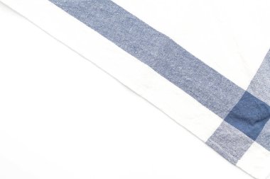 Beyaz arka plan üzerinde izole mutfak bezi (peçete)