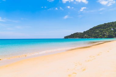 Güzel tropikal plaj ve deniz paradise Island - tatil tatil kavramı