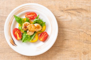 Sebzeli ızgara tarak shell