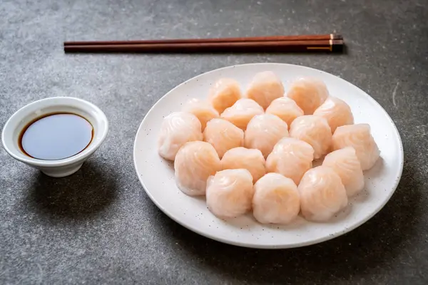 Čínské Krevety Sterilizoval Knedlík Asijské Potraviny Styl — Stock fotografie