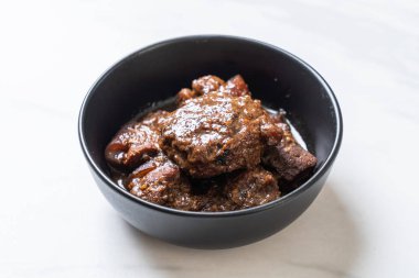 herb - Phuket Tayland geleneksel gıda tarzı ile domuz eti güveç