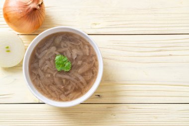 soğan çorba kasesi - sağlıklı gıda tarzı