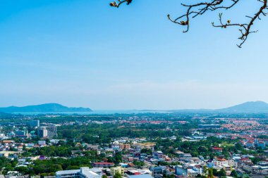 Hill Phuket, Tayland, Phuket şehir manzarası çaldı