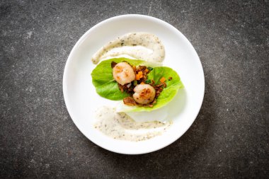 Sebzeli ızgara tarak shell