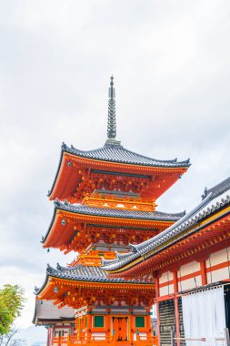 Güzel mimarisi Kiyomizu-dera Tapınağı, Kyoto, Japonya