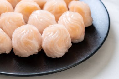 Çin karides pişmiş hamur tatlısı - Asya gıda tarzı