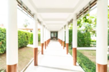 Soyut bulanıklık ve ufuk otel iç arka plan - Vintage filtre için lobide