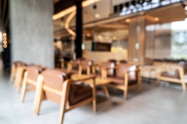 Soyut bulanıklık ve kahve salonu kafeterya ve restoran için arka plan defocused
