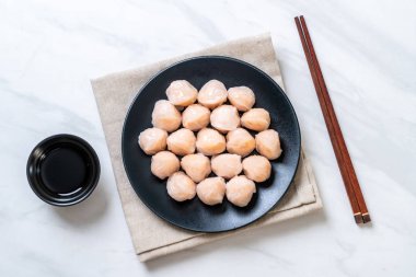 Çin Karides köfte - Asya gıda tarzı buğulama