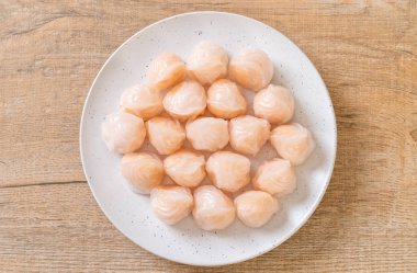 Çin Karides köfte - Asya gıda tarzı buğulama