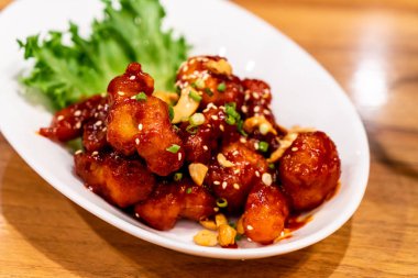 kızarmış tavuk Barbekü sosu - Korece tarzı ile