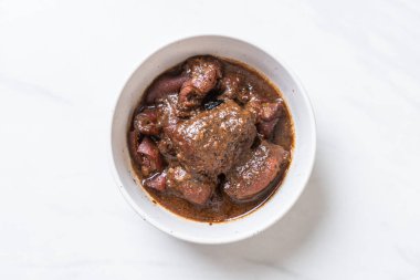 herb - Phuket Tayland geleneksel gıda tarzı ile domuz eti güveç