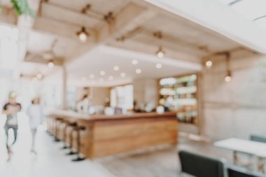 Soyut bulanıklık ve arka plan için café restoranında defocused