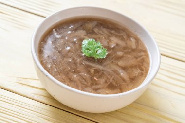 soğan çorba kasesi - sağlıklı gıda tarzı