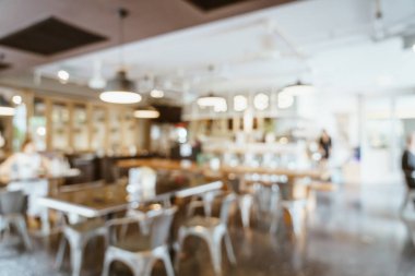 Soyut bulanıklık ve Cafe restaurant için arka plan - vintage filtre defocused