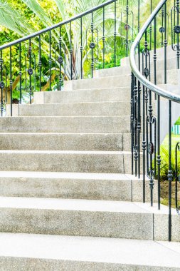 Soyut merdiven adım dekorasyon Bahçe