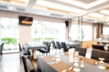 Soyut bulanıklık ve hotel restaurant için arka plan - vintage etkisi filtre defocused