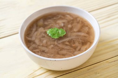 soğan çorba kasesi - sağlıklı gıda tarzı