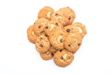 Kuru üzüm ve kavrulmuş kaşu fındık ile tatlılar