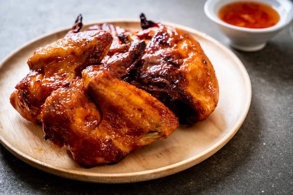 Grilled and barbecue chicken — Stock Photo, Image