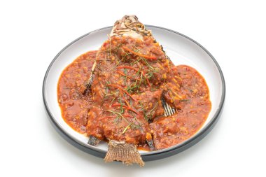Chili soslu kızarmış balık
