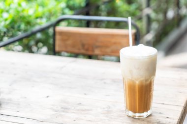 buzlu kapuçino kahve cam Cafe