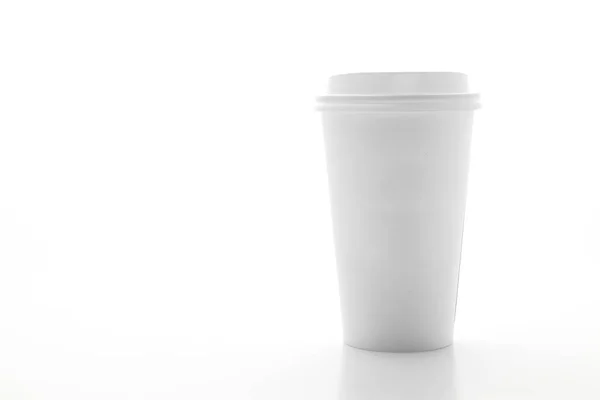 纸杯装的外卖咖啡 — 图库照片