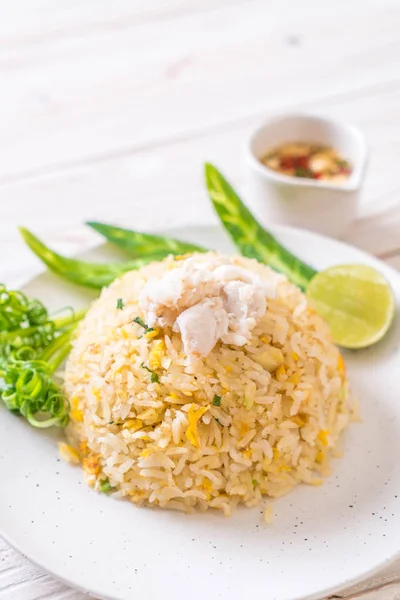 Sült rizs tarisznyarák — Stock Fotó