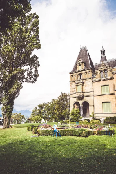 Hunegg hrad národní muzeum historie ve Švýcarsku — Stock fotografie