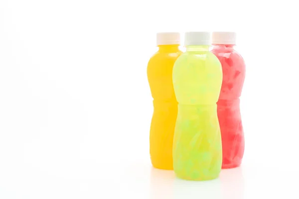 Jugo mezclado con nata de coco o gelatina de coco — Foto de Stock