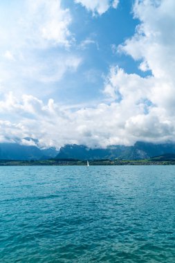 Thun Gölü Dağı İsviçre