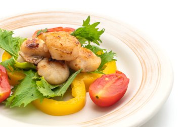 Sebzeli ızgara tarak shell