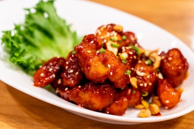 kızarmış tavuk Barbekü sosu - Korece tarzı ile