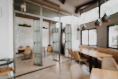 bulanıklık ve restoran ve kafe için arka plan - defocused vintage etkisi filtre
