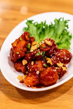 kızarmış tavuk Barbekü sosu - Korece tarzı ile