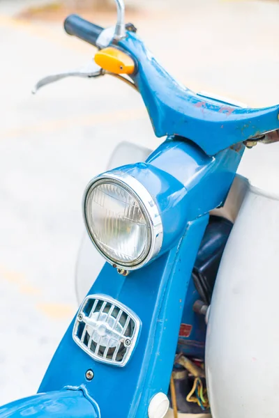 Old and classic bike with sea background - vacation concept