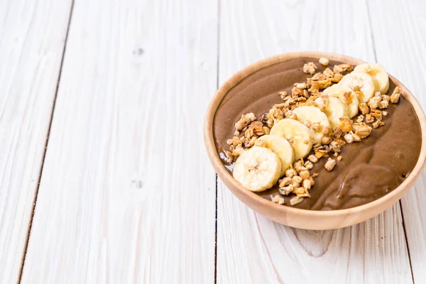 çikolata smoothies kase - sağlıklı gıda tarzı