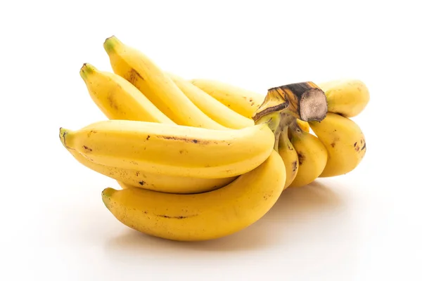 Fresh Banana Isolated White Background — Stock Photo, Image