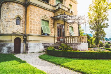 Hunegg kale İsviçre tarihi Ulusal Müzesi, güzel mimari