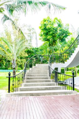 Soyut merdiven adım dekorasyon Bahçe