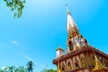 Phuket, Tayland Chaitararam Tapınağı'nda güzel mimari